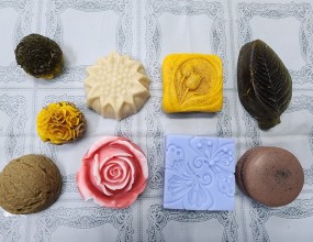 여러가지 디자인 비누~쉽게 만들 수 있는 MP비누기초과정 첫수업에 만든 작품 입니다~
