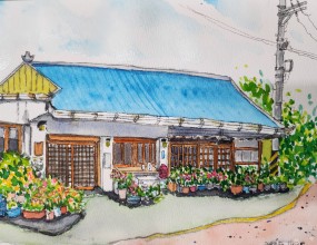 수강생 작품!요즘 인기 좋은 어반스케치, 여행스케치수,목요일 수시등록 받고있습니다~평생 취미로 최고입니다~